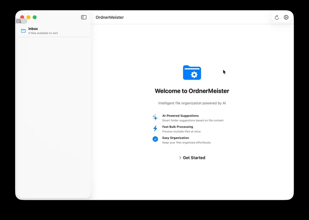 OrdnerMeister demo